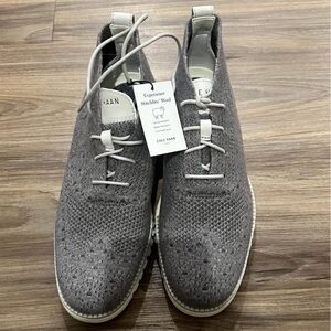 Cole Haan Light Gray Men's Oxfords